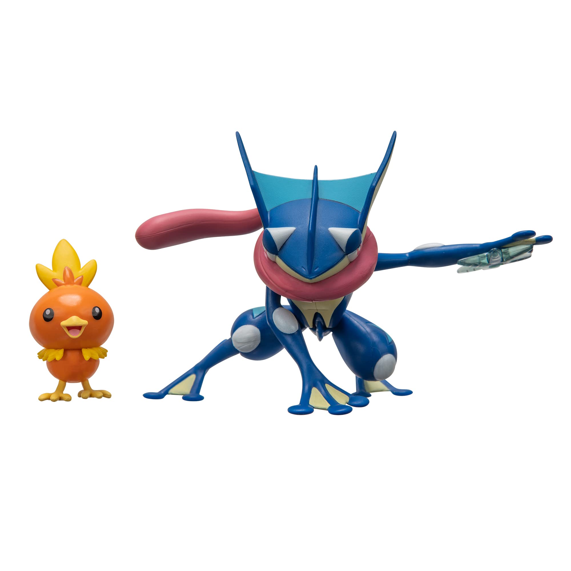 Pokémon POKEMON Battle Figure 2 Pack - Features 4.5-Inch Greninja and 2-Inch Torchic Battle Figures with Accessory - Amazon Exclusive