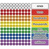 Dowling Magnets DO-732162 Magnet Math Magnetic Place Value Disks & Headings (Grades 3â€“6)