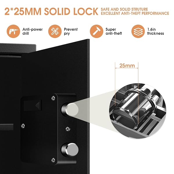 3.3 CUBIC FEET LARGE SAFES FOR HOME USE FIRE AND WATER PROOF, DIGITAL SECURITY SAFE WITH KEY AND COMBINATION, HOME SAFES WATER AND FIREPROOF FOR FIREARM MEDICINE MONEY VALUABLES