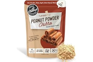 Flavored PB Co. Peanut Butter Powder, Low Carb and Only 45 Calories, All-Natural from US Farms (Churro)