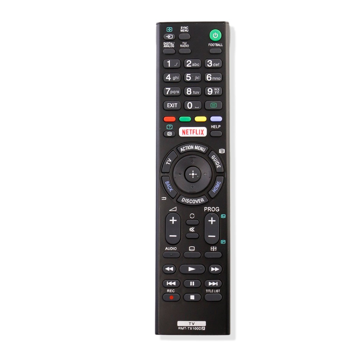VINABTY RMT-TX100D Replace Remote Control for SONY TV KD-75X8501C KDL-40HX720 KDL-55W756C KD-65X850xC KDL-55W80xC KDL-75W855C KDL-46HX820 KDL-32EX524 FW-75X8570C FW-43X8370C KDL-65W855C KDL-32EX723