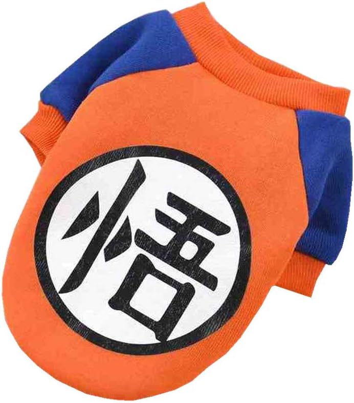 Acccity Small Dog Pet Clothes Dragon Ball Goku Warm Costume