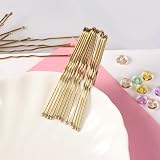 jingxinxin U Shaped Hair Pins Gold French Blonde Bobby Buns Clips Updos 100 Pcs view 7