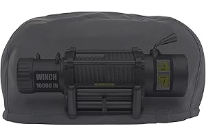 CEMGYIUK Winch Cover,Waterproof Winch Dust Cover,Heavy Duty Winch Protective Cover with Drawstring,Weather Resistant Dust Covers for Electric Winches up to 12000 lbs