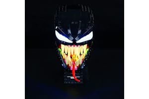 BRIKSMAX Led Lighting Kit for Spider-Man Venom - Compatible with Lego 76187 Building Blocks Model- Not Include The Lego Set