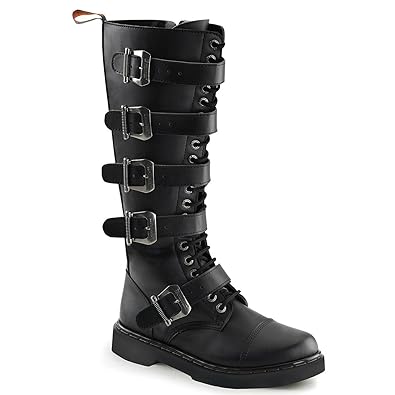 black high top boots mens