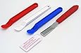 Scotty Peelers Label & Sticker Remover - 3 Plastic Red, White, Blue and 1 Metal Blade with Cover