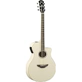 Yamaha APX600 VW Thin Body Acoustic-Electric Guitar, Vintage White