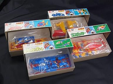 Amazon Co Jp とんでも戦士ムテキング プラモデル 全4種 サイザンス コンチューター メデタイン トカゲッテル バンダイ タツノコプロ ホビー 通販