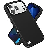 Speck PRESIDIO2 PRO for iPhone 17 Pro Case, MagSafe-Compatible, Slim Protective Case, Black/Slate Grey/White