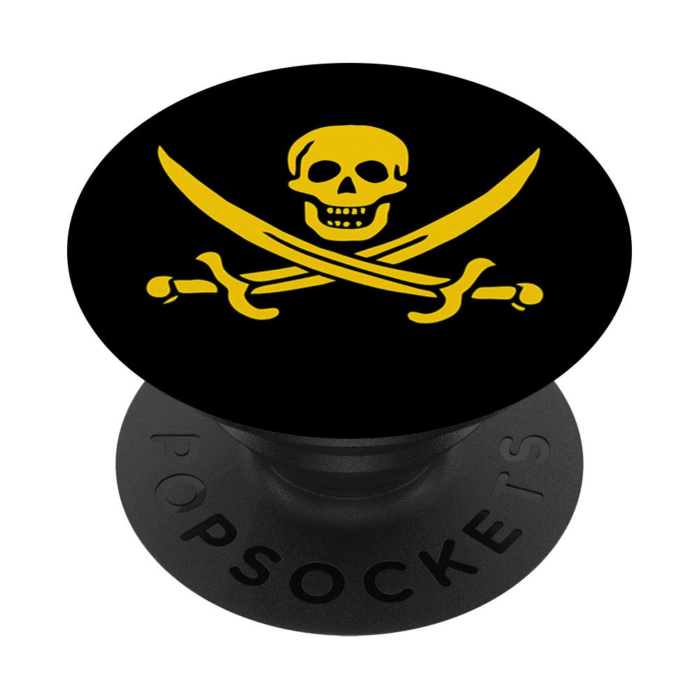 Pirate Flag Skull Swords PopSockets PopGrip: Swappable Grip for Phones & Tablets
