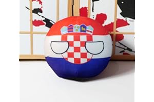 GANGKJDS 7.9inch 3.9inch Polish Ball, Country Ball, Mexico, Kuwait, Vatican City, Sudan, Croatian Country Ball, Country Ball, Various Flag Decorations(Croatia,20cm)