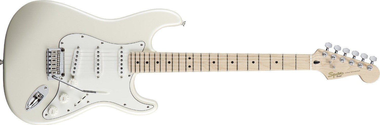 squier pearl white