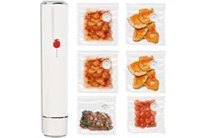 Chef Preserve Handheld Vacuum Sealer,Portable Mini Vacuum Sealer for Food Fresh & Save with 30PCS Vacuum Bags,Type-C Charging