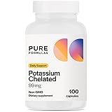 PureFormulas Potassium Supplement Chelated 99 mg