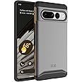 TUDIA Merge [Military Grade] Designed for Google Pixel 7 Pro Case (2022) - Shockproof Slim Dual Layer Heavy Duty Phone Cases for Pixel 7 Pro - Metallic Slate