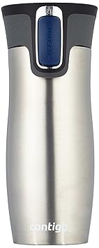 Contigo West Loop Autoseal silber Thermobecher, Trinkbecher, Getränkebecher