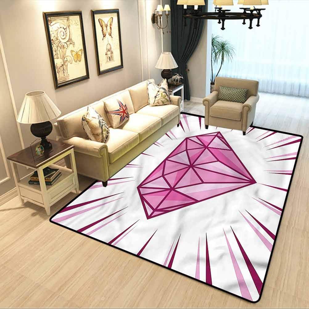 Diamonds Rectangle Ultra Soft Area Rugs Marriage Symbol