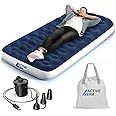 Active Era Luxury Camping Air Mattress with Built in Pump - Twin Air Mattress with USB Rechargeable Pump, Travel Bag - Single Air Mattress for Tent Camping