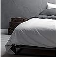Wooflinen 100% Stone Washed French Linen 6 Piece Bed Duvet Set + Sheet Set - Luxurious Sheets (Full)