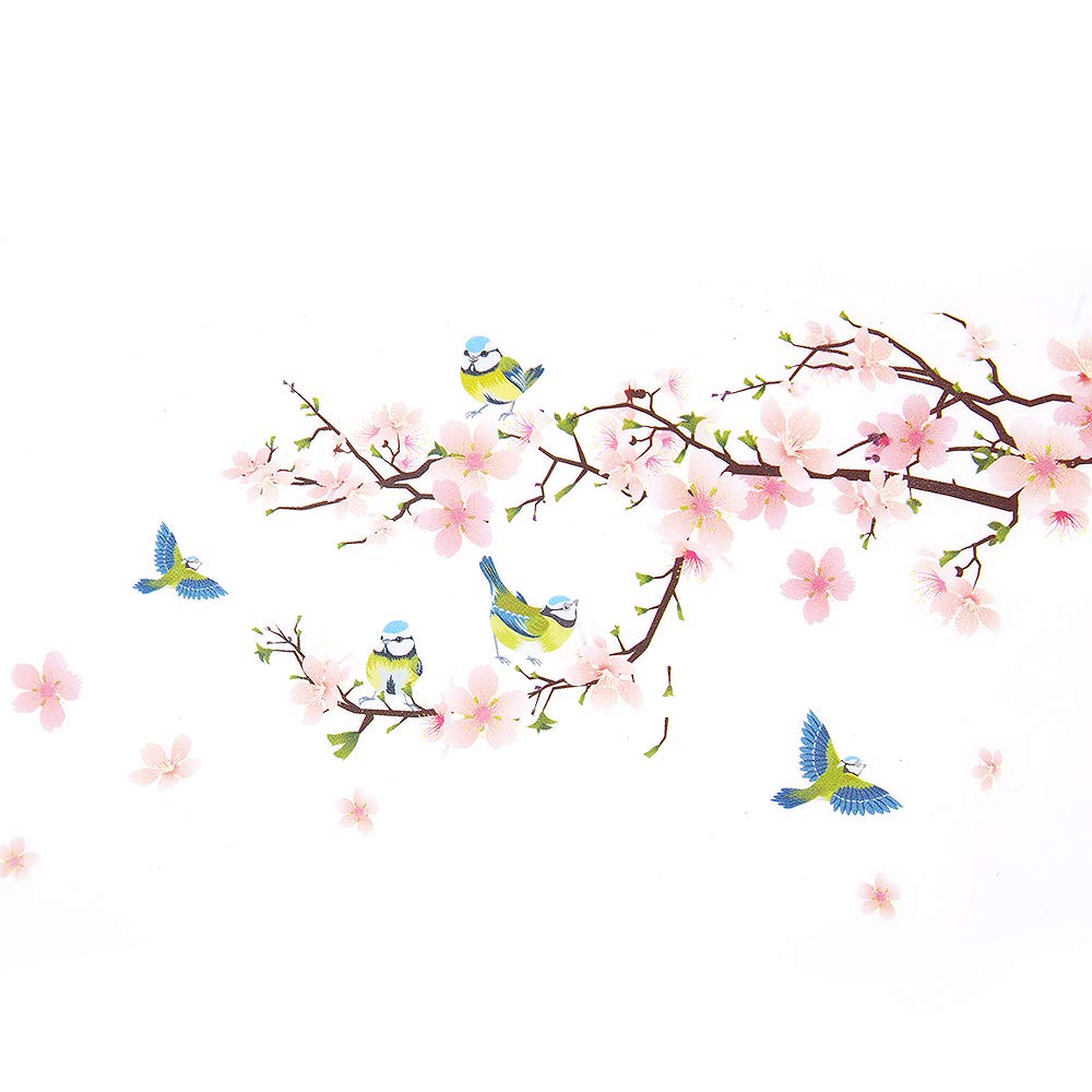 Cherry Blossom & Birds Decorative Nursery/Room Wall Sticker