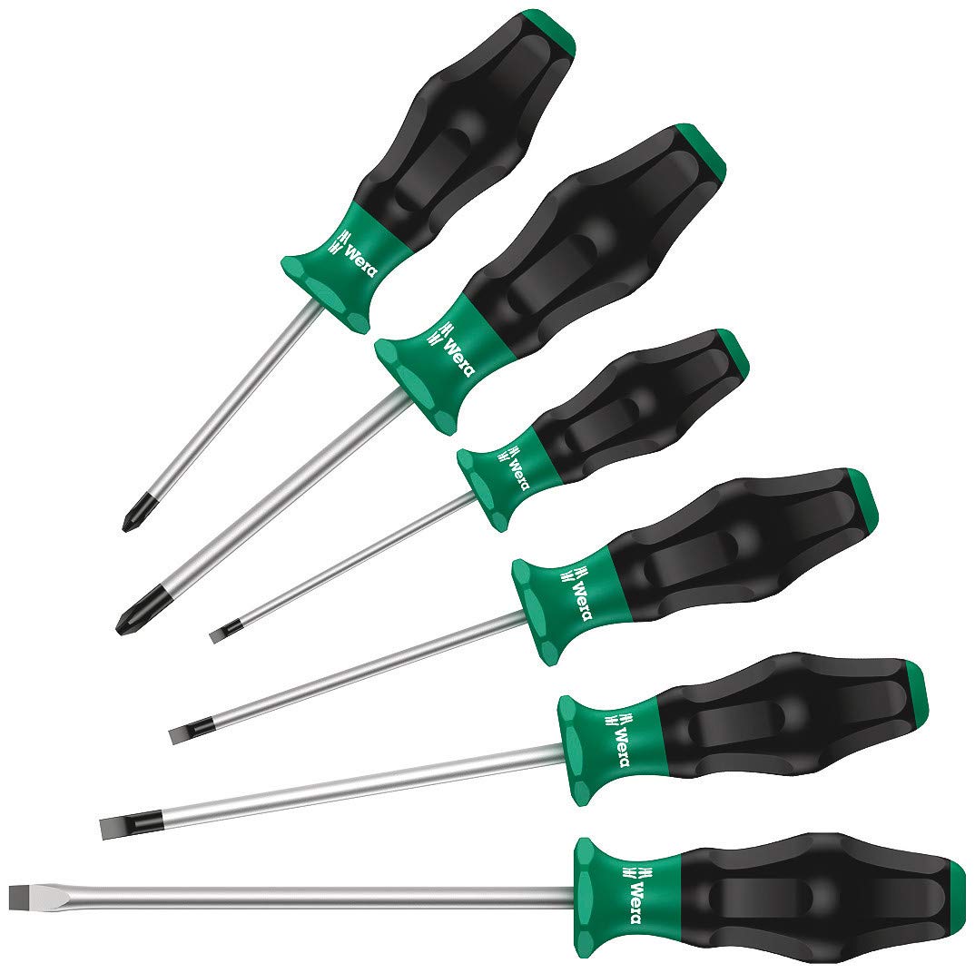 Wera 1334/6 Kraftform Comfort Screwdriver set, 6pc, 05031551001