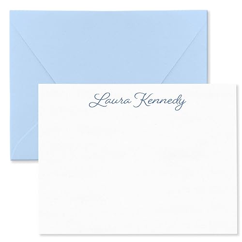 Personalized Stationery Note Cards and Envelopes Set for Women ...