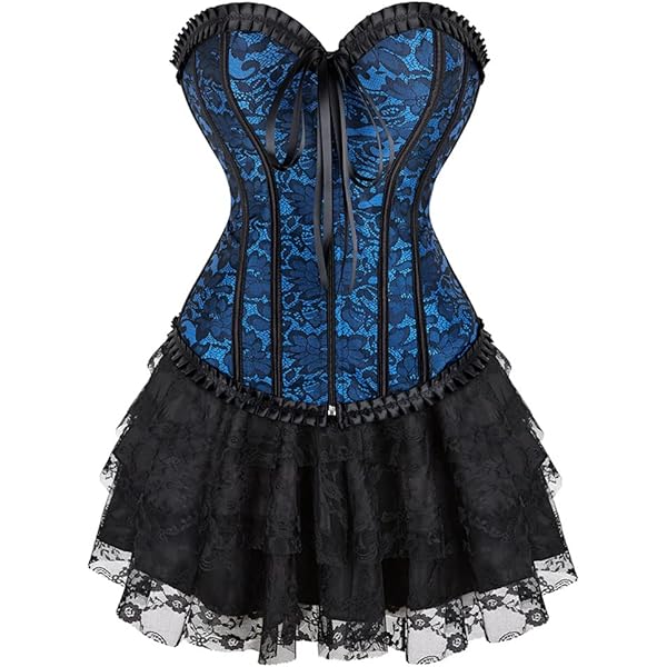 最終値下げ　ruffled bustier pants dress L. Celeste Underbust Corset Dress. Bustier With Adj Tail