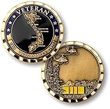 Vietnam Veteran Engravable Challenge Coin