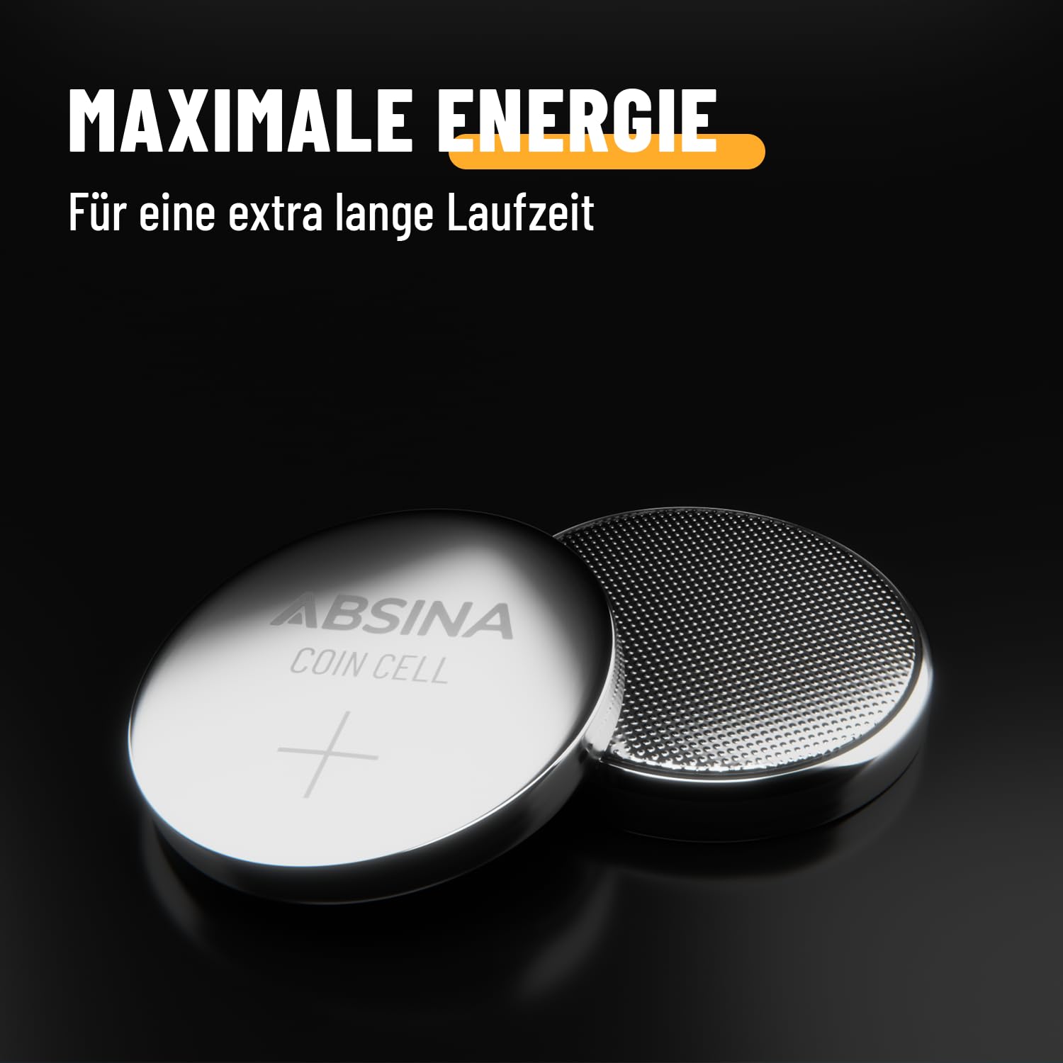 ABSINA 48er Pack Alkaline & Lithium Knopfzellen - Knopfzelle Sortiment 3