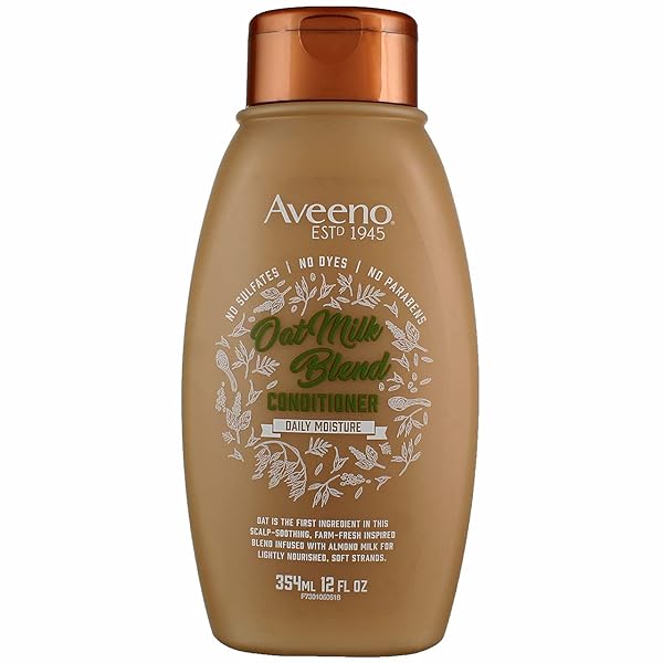 AVEENO OAT MILK BLEND MOISTURIZING CONDITIONER, ULTRA-HYDRATING, FOR DRY, DAMAGED HAIR, 12 FL OZ