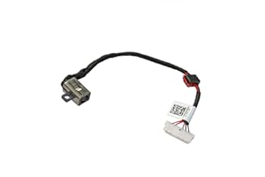 GinTai DC Power Jack with Cable Socket Plug Charging Port Replacement for Dell Ins-piron 15 5566 i5566 P51F P51F001 DC30100UH00