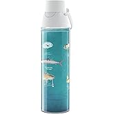 Tervis Venture Lite Guy Harvey - Charts Made in USA Double Walled Insulated Tumbler Travel Cup Keeps Drinks Cold & Hot, 24oz Water Bottle, Blue