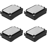 Briny River 4pcs 8 Ohm 1 Watt Max Sugar Cube Replacement Speaker Miniature with Solder Pads Speaker Suitable for DCC Sound Decoder Black (11mmx15mm)