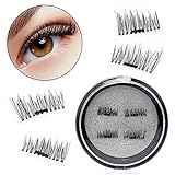 Magnetic Eyelashes by sela beauty , 2 Pair 4 Pieces Fake mink Eyelashes , Reusable Crulety Free