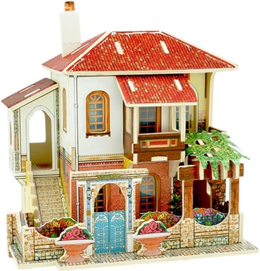 rompecabezas de casas para niños