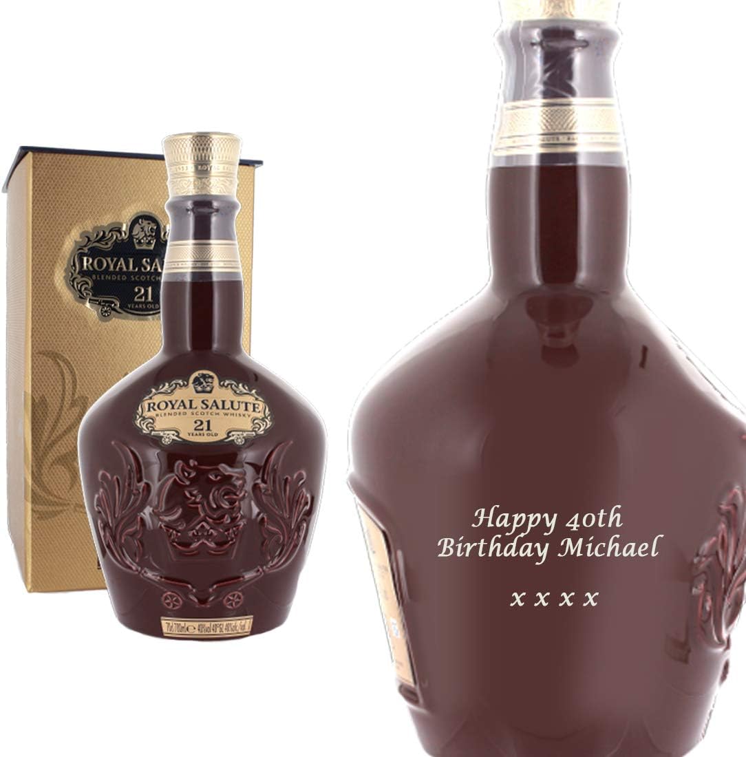 Personalised Chivas Regal Royal Salute 21 Year Old 70cl