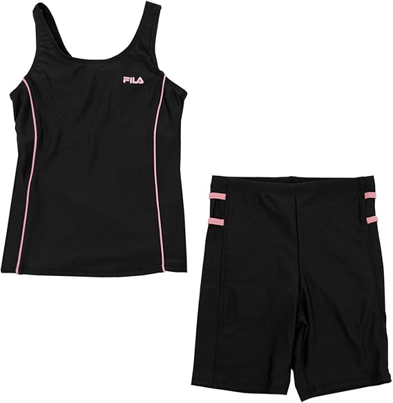 Amazon Fila フィラ スクール水着 女児 ガールズ 水着 セパレート めくれ防止付き 体型カバー 140 Bk 水着 通販 Amazon Fila フィラ スクール水着 女児 ガールズ 水着 セパレート めくれ防止付き 体型カバー 140 Bk 水着 通販