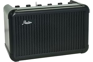 IOPPWIN Rowin PE-10 Electric Guitar Amplifier - 15W Speaker, 6 Preamp Tones, Chorus/Flanger/Phaser/Tremolo, Delay/Echo/Room/Hall, Bluetooth, and Visual Tuner