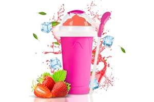 Benlight Slushy Cup | Travel Portable Instant Slushie Maker Cup Double Layer | TIK TOK Quick Frozen Magic Squeeze Cup | Homemade Milk Shake Coca Cola Ice Maker | Slushy Maker Cup for Kids & Family
