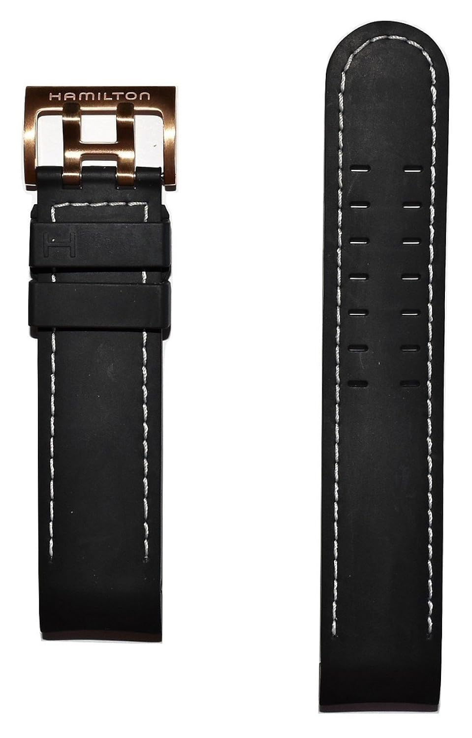 全日本送料無料 Authenticハミルトンカーキx Wind 22 Mmブラックラバーバンドストラップ時計のモデルh B077s3fvw5 172 11 30 108 81