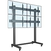 Video Wall Mount 2x2 Kit for 32” -65” Displays Up to 66lbs | Integrated Cable Management, Different Video Wall Configurations, VESA 100 x 100 to 400 x 400 by J-Tech Digital [JTECH-VWM-22K]
