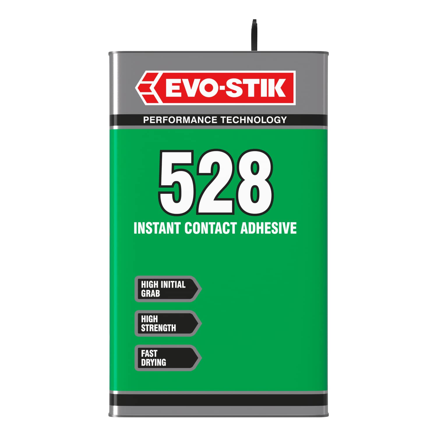 EVO-STIK 528 Instant Contact Adhesive 5l - Multipurpose Adhesive - High Shear Strength - Good Temperature Resistance