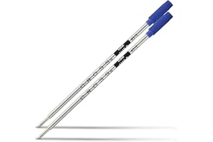 Cross Universal Ballpoint Pen Refill, Fine Point, Blue, 2-Pack (8512-2)