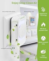 Dayear Dayear 3 Pcs Air Purifier Plug-in Negative Ion Air Purifier Bedroom view 3