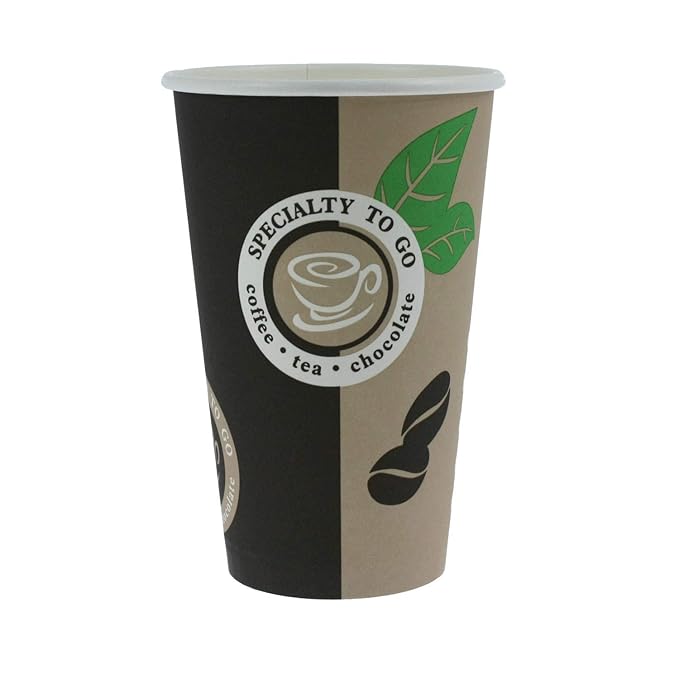 technic24 Premium Coffee to go Becher 400ml Kaffeebecher Pappbecher Coffeebecher 1000