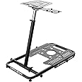 Turtle Beach VelocityOne Universal Stand for Flight Simulation & Racing Simulation Accessories with adjustable height design, metal construction, and fold flat design for PC & Xbox – Black