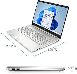 HP Notebook Laptop, 15.6" HD Touchscreen, Intel