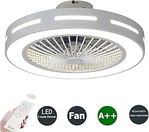 CLEAVE WAVES Ventilador De Techo con Techo De Iluminación del