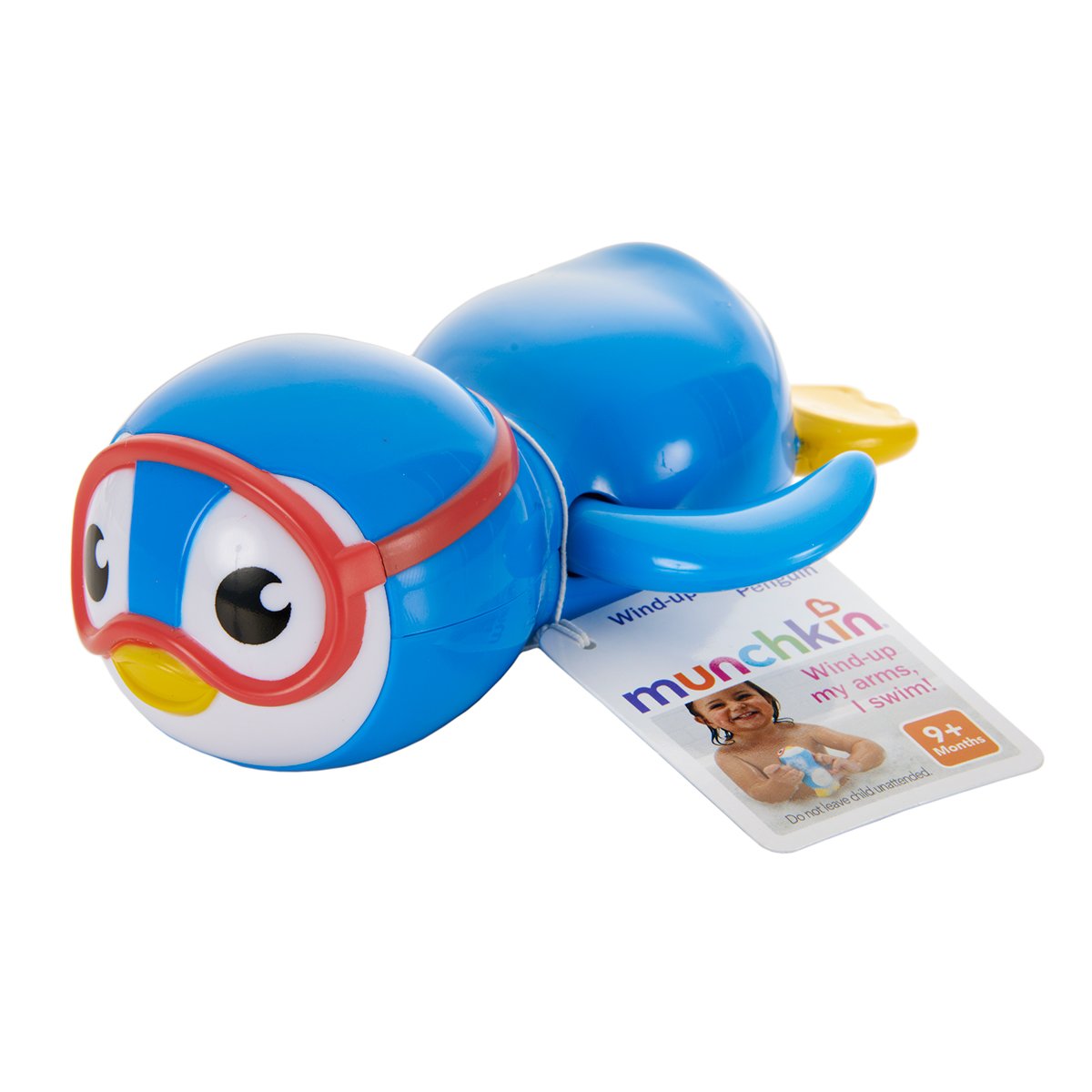 Swimming Penguin Bath Toy Blue Kids Child Little Toddler Swim Baby ...